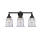 A thumbnail of the Innovations Lighting 616-3W-13-24 Canton Vanity Matte Black / Clear