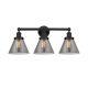 A thumbnail of the Innovations Lighting 616-3W-12-26 Cone Vanity Matte Black / Plated Smoke