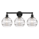 A thumbnail of the Innovations Lighting 616-3W 12 26 Rochester Vanity Matte Black / Clear