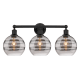 A thumbnail of the Innovations Lighting 616-3W 12 26 Rochester Vanity Matte Black / Light Smoke