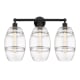 A thumbnail of the Innovations Lighting 616-3W 12 26 Vaz Vanity Matte Black / Clear