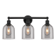 A thumbnail of the Innovations Lighting 616-3W 12 24 Bella Vanity Matte Black / Light Smoke