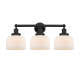 A thumbnail of the Innovations Lighting 616-3W-10-25-L Bell Vanity Matte Black / Matte White