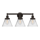 A thumbnail of the Innovations Lighting 616-3W-12-26 Cone Vanity Oil Rubbed Bronze / Clear