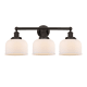 A thumbnail of the Innovations Lighting 616-3W-10-25-L Bell Vanity Oil Rubbed Bronze / Matte White