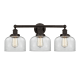 A thumbnail of the Innovations Lighting 616-3W-10-25-L Bell Vanity Oil Rubbed Bronze / Clear