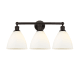 A thumbnail of the Innovations Lighting 616-3W-12-26 Bristol Vanity Oil Rubbed Bronze / Matte White