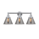 A thumbnail of the Innovations Lighting 616-3W-12-26 Cone Vanity Polished Chrome / Plated Smoke