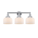 A thumbnail of the Innovations Lighting 616-3W-10-25-L Bell Vanity Polished Chrome / Matte White