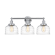 A thumbnail of the Innovations Lighting 616-3W-10-25-L Bell Vanity Polished Chrome / Clear Deco Swirl