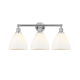 A thumbnail of the Innovations Lighting 616-3W-12-26 Bristol Vanity Polished Chrome / Matte White