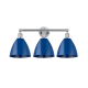 A thumbnail of the Innovations Lighting 616-3W-12-26 Plymouth Vanity Polished Chrome / Blue