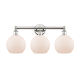 A thumbnail of the Innovations Lighting 616-3W-13-26 Athens Vanity Polished Nickel / Matte White