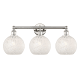 A thumbnail of the Innovations Lighting 616-3W 12 26 White Mouchette Vanity Polished Nickel