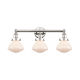 A thumbnail of the Innovations Lighting 616-3W-10-25 Olean Vanity Polished Nickel / Matte White