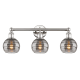 A thumbnail of the Innovations Lighting 616-3W 10 24 Rochester Vanity Polished Nickel / Light Smoke