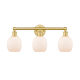 A thumbnail of the Innovations Lighting 616-3W-12-24 Belfast Vanity Satin Gold / Matte White