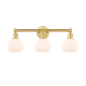 A thumbnail of the Innovations Lighting 616-3W-11-24 Athens Vanity Satin Gold / Matte White