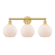 A thumbnail of the Innovations Lighting 616-3W-13-26 Athens Vanity Satin Gold / Matte White