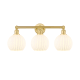 A thumbnail of the Innovations Lighting 616-3W 12 26 White Venetian Vanity Satin Gold