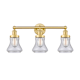 A thumbnail of the Innovations Lighting 616-3W-10-25 Bellmont Vanity Satin Gold / Seedy