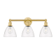 A thumbnail of the Innovations Lighting 616-3W-12-26 Bristol Glass Vanity Satin Gold / Clear