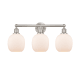 A thumbnail of the Innovations Lighting 616-3W-12-24 Belfast Vanity Brushed Satin Nickel / Matte White