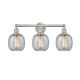 A thumbnail of the Innovations Lighting 616-3W-12-24 Belfast Vanity Brushed Satin Nickel / Seedy