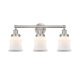 A thumbnail of the Innovations Lighting 616-3W-11-23 Canton Vanity Brushed Satin Nickel / Matte White