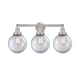 A thumbnail of the Innovations Lighting 616-3W-10-25-L Beacon Vanity Brushed Satin Nickel / Clear