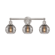 A thumbnail of the Innovations Lighting 616-3W 10 24 Rochester Vanity Brushed Satin Nickel / Light Smoke