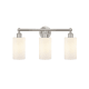 A thumbnail of the Innovations Lighting 616-3W-11-22 Clymer Vanity Brushed Satin Nickel / Matte White