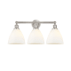 A thumbnail of the Innovations Lighting 616-3W-12-26 Bristol Vanity Brushed Satin Nickel / Matte White