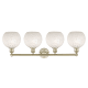 A thumbnail of the Innovations Lighting 616-4W 12 35 White Mouchette Vanity Alternate Image