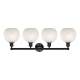 A thumbnail of the Innovations Lighting 616-4W 12 35 White Mouchette Vanity Alternate Image