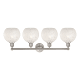 A thumbnail of the Innovations Lighting 616-4W 12 35 White Mouchette Vanity Alternate Image