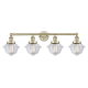 A thumbnail of the Innovations Lighting 616-4W-10-34 Oxford Vanity Antique Brass / Clear