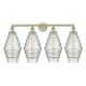 A thumbnail of the Innovations Lighting 616-4W-20-35 Cascade Vanity Antique Brass / Clear