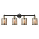 A thumbnail of the Innovations Lighting 616-4W-12-32 Cobbleskill Vanity Black Antique Brass / Mercury