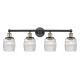A thumbnail of the Innovations Lighting 616-4W-12-33 Colton Vanity Black Antique Brass / Clear Halophane