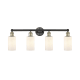 A thumbnail of the Innovations Lighting 616-4W-12-31 Clymer Vanity Black Antique Brass / Matte White