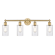 A thumbnail of the Innovations Lighting 616-4W-12-31 Clymer Vanity Brushed Brass / Clear