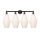 A thumbnail of the Innovations Lighting 616-4W-20-35 Cascade Vanity Oil Rubbed Bronze / White