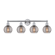 A thumbnail of the Innovations Lighting 616-4W 10 33 Athens Deco Swirl Vanity Polished Chrome / Light Smoke Deco Swirl