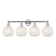 A thumbnail of the Innovations Lighting 616-4W 12 35 White Mouchette Vanity Polished Chrome