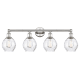 A thumbnail of the Innovations Lighting 616-4W-11-33 Waverly Vanity Polished Nickel / Clear