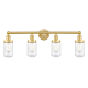 A thumbnail of the Innovations Lighting 616-4W-10-34 Dover Vanity Satin Gold / Clear