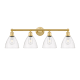 A thumbnail of the Innovations Lighting 616-4W-12-35 Bristol Glass Vanity Satin Gold / Clear