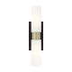 A thumbnail of the Innovations Lighting 617-2W-3-18 Ballston Urban Vanity Black Antique Brass / Matte White