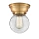 A thumbnail of the Innovations Lighting 623-1F-7-6 Beacon Semi-Flush Brushed Brass / Clear